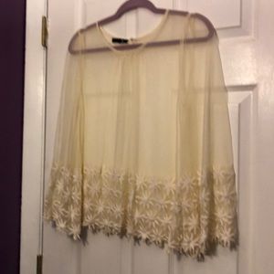 Ryu sheer lace top S